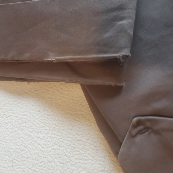 Banana Republic Martin Fit 00P Wide Leg Slacks mushroom color - Picture 10 of 12